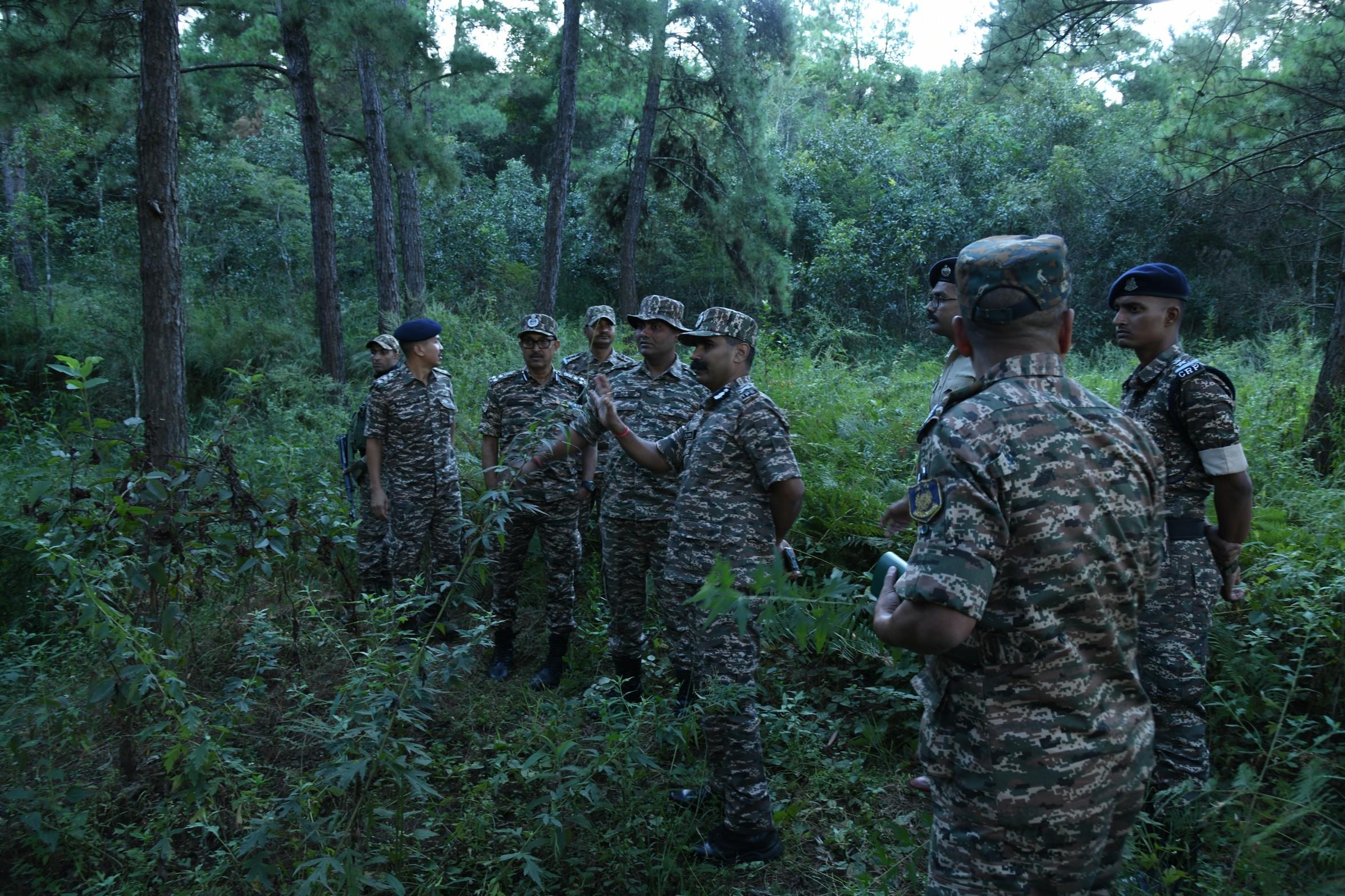   Site inspection of proposed BCS at Taphou, Senapati